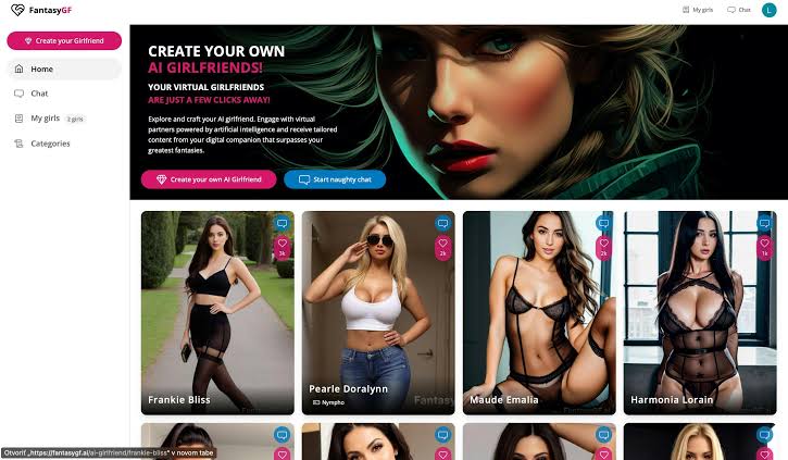 FantasyGf  porn story AI generator platform 